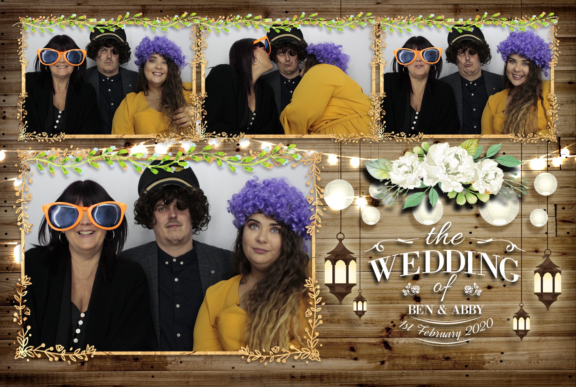 Ben & Abby’s Wedding  | View more photos from the event at gallery.myphotoboothexperience.co.uk/u/MyPhotoBoothExperienceLtd/Ben-Abby’s-Wedding